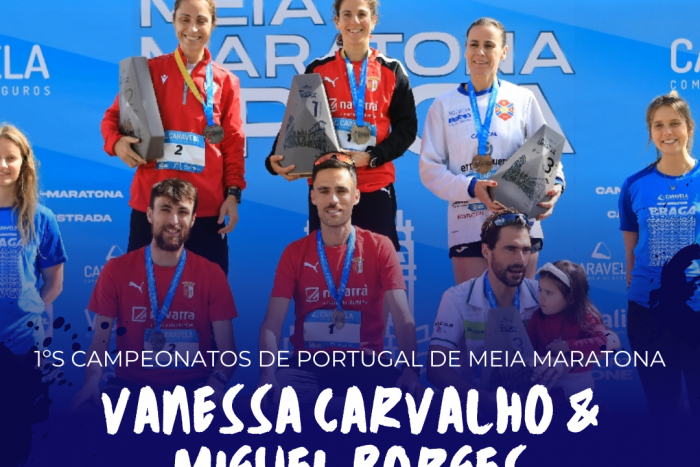 Vanessa Carvalho e Miguel Borges Campeões de Portugal