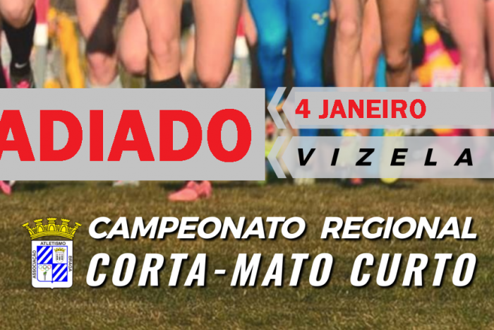 Adiamento Campeonato Regional de Corta-mato Curto
