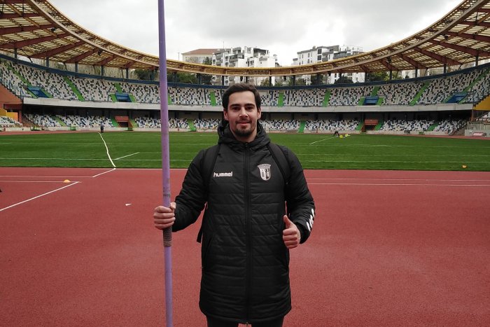 Mário Marques bronze no Lançamento do Dardo