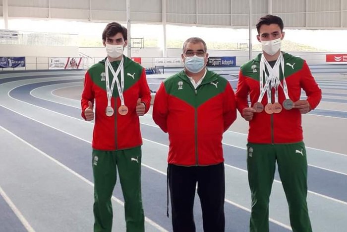 Domingos Magalhães e Carlos Freitas nos VIRTUS Campeonatos da Europa em Pista Coberta