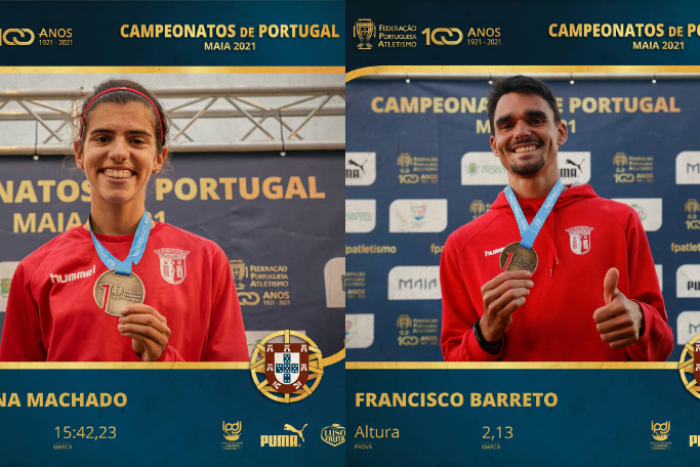 Mariana Machado e Francisco Barreto Campeões de Portugal