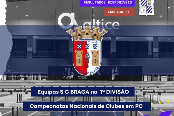 Equipas do SC Braga apuradas para a 1ª Divisão