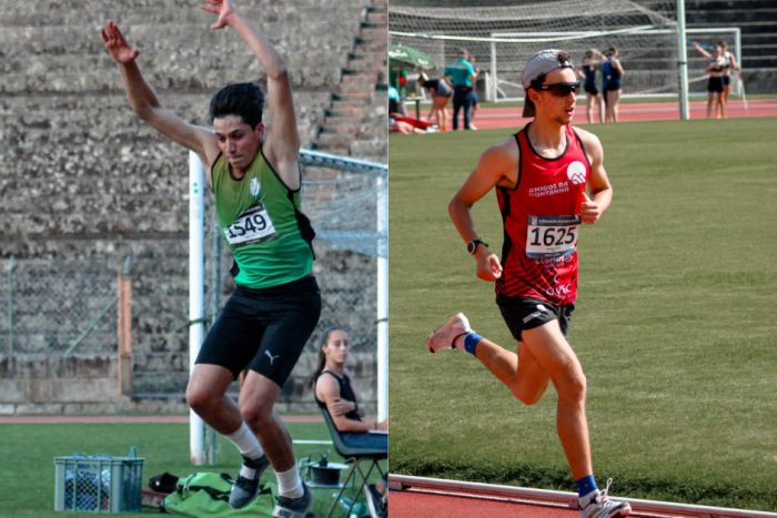 Tiago Pereira e Rodrigo Araújo no Campeonato da Europa Sub-18