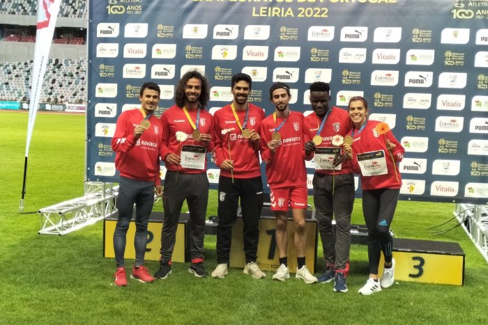 Mariana Machado e Estafeta 4x400m do SCB Campeões de Portugal