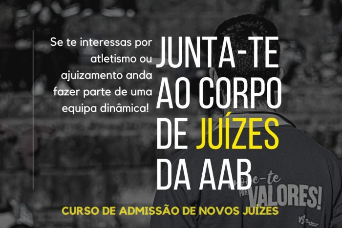 Curso de Admissão de Juízes de Atletismo 2022