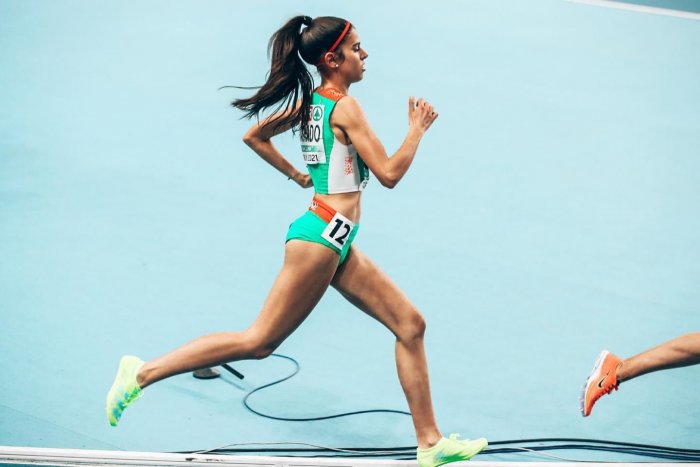 Mariana Machado no Europeu de Pista Coberta