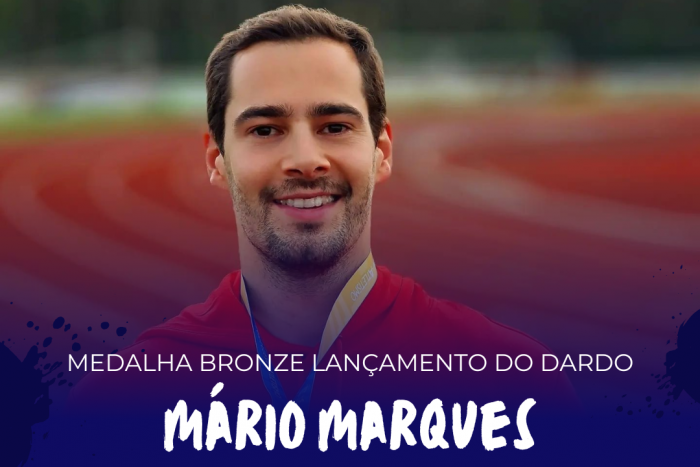 Mário Marques medalha de bronze no Campeonato Nacional de Lançamentos Longos