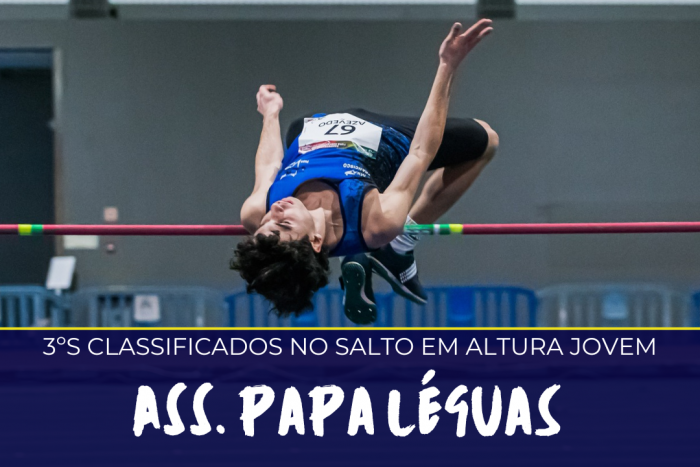 Ass. Papa Léguas no pódio do Salto em Altura Jovem