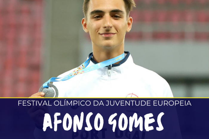 Afonso Gomes medalhado prata no FOJE