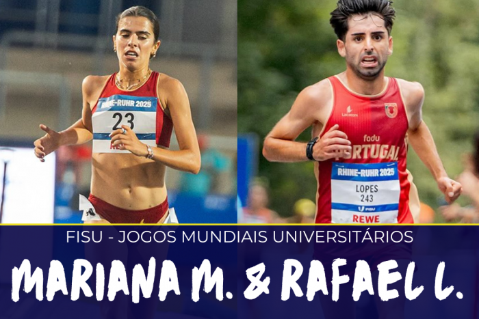Mariana Machado e Rafael Lopes competiram nos Jogos Mundiais Universitários