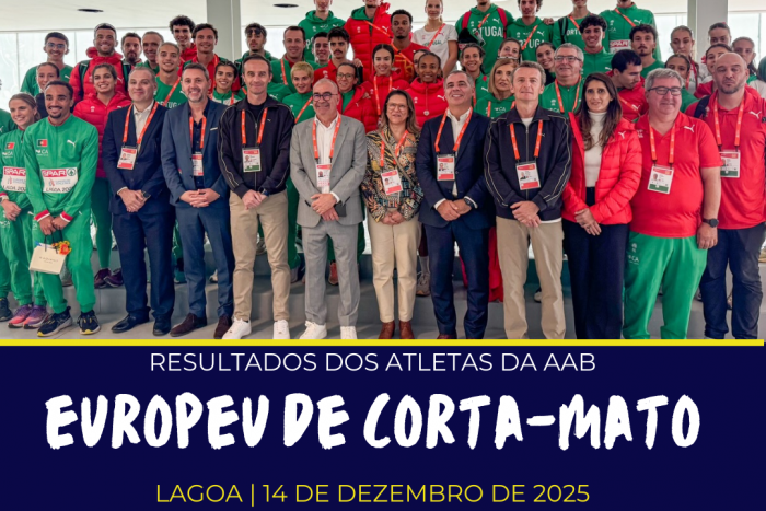 Atletas da AAB no Europeu de Corta-mato